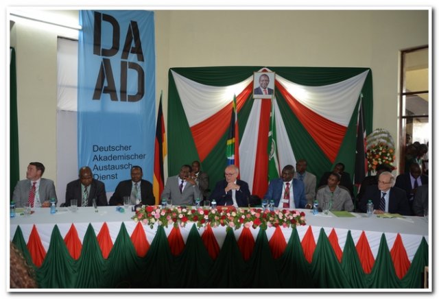 high table during the launch